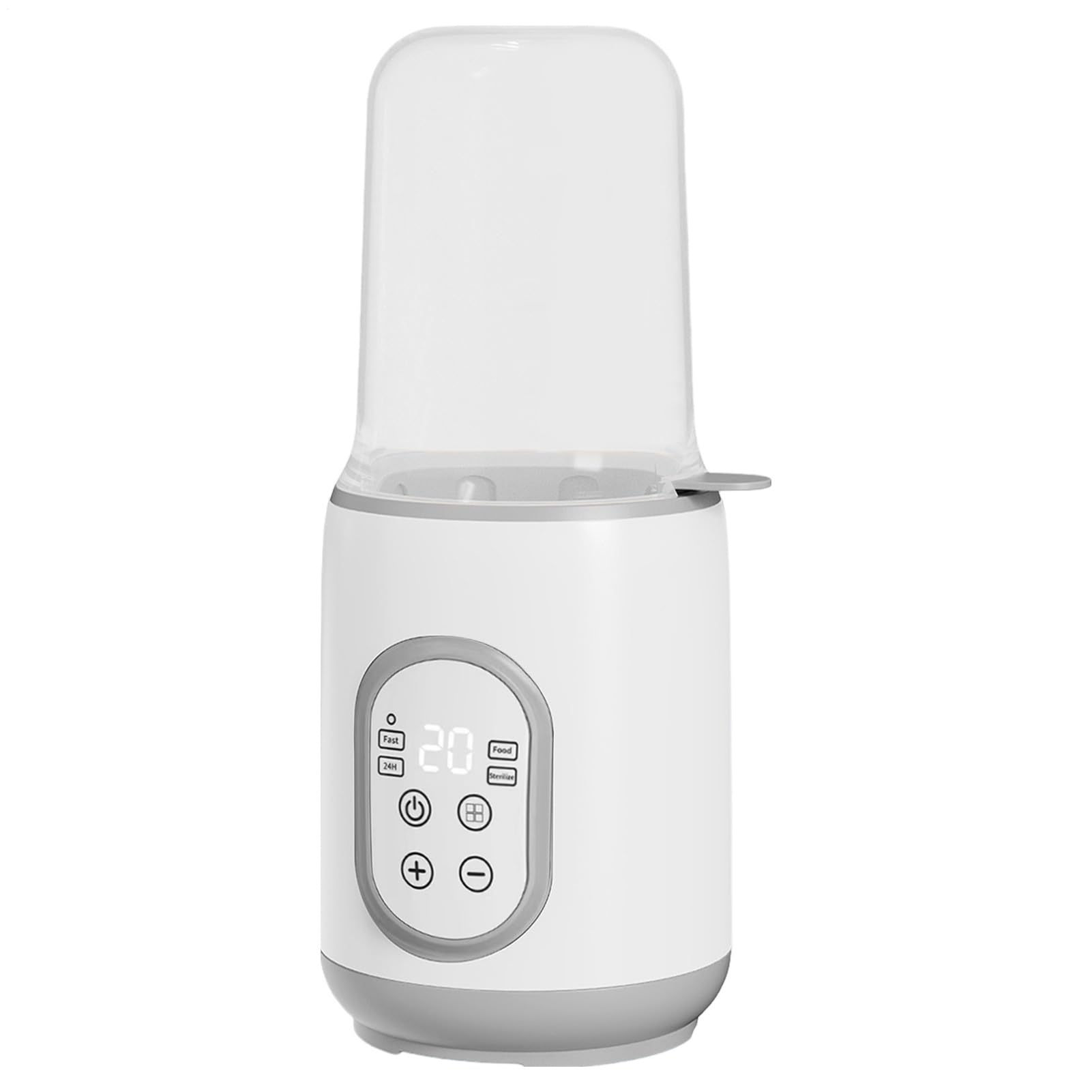 Chauffe-biberon portable, chauffe-aliments pour voyage, appareil automatique à température contrôlée avec chauffage constant, accessoire de formule de lait maternel pour voyage, Gris, Consulte la