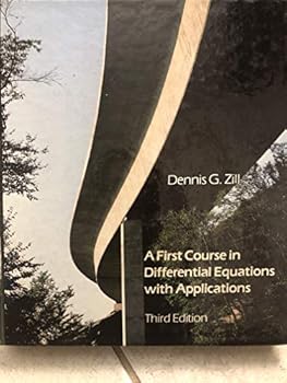 Hardcover A first course in differential equations with applications Book