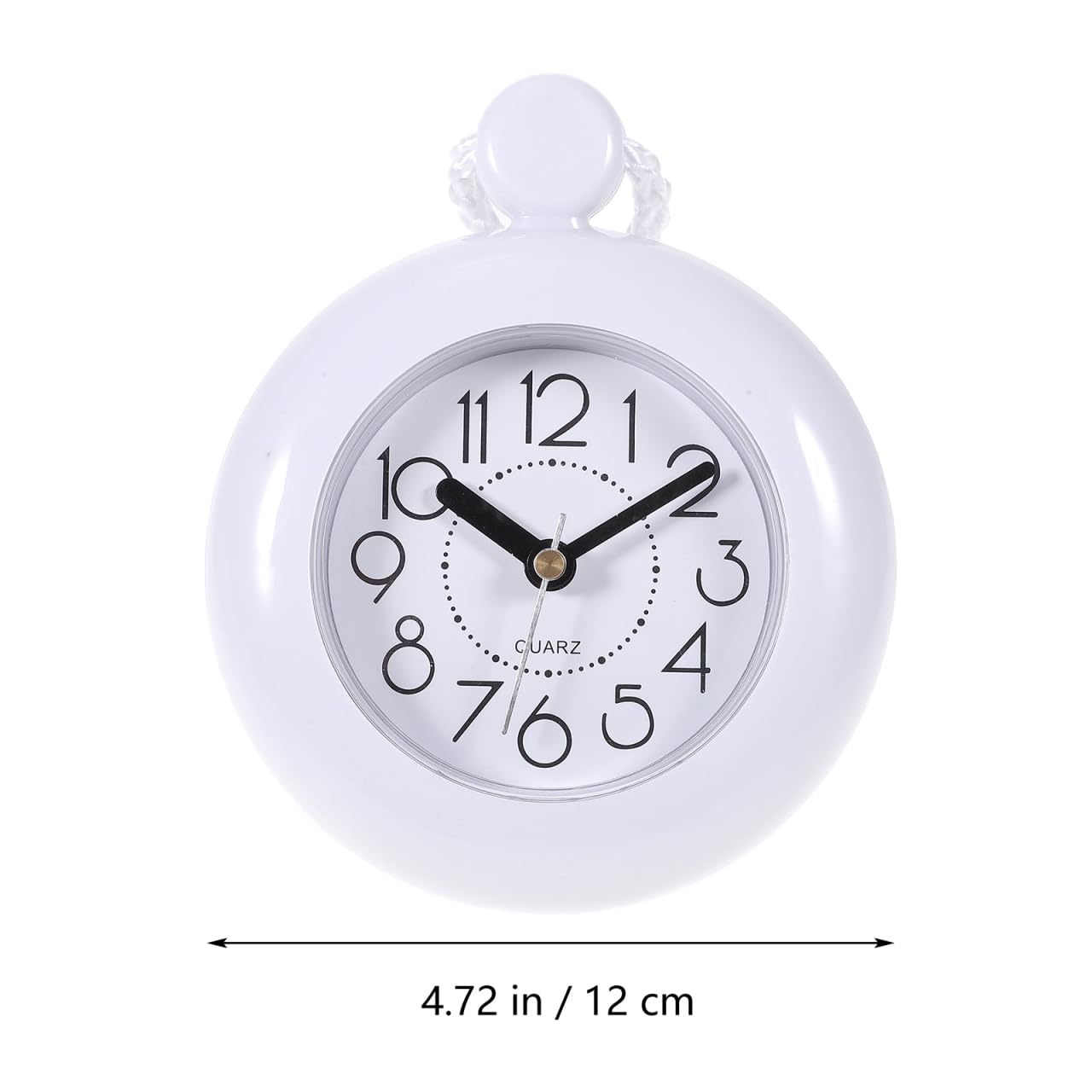 Orologio Da Bagno Impermeabile Da Parete Con Design Sospeso E Digitale Senza Batteria Orologio Piccolo Da Doccia Bianco Con Corda Perfetto Per Decorazione Bagno E Spazi Ridotti