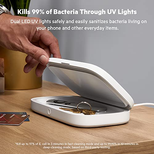 Belkin Uv Sanitizer For Phone + Wireless Charger (Fast Wireless Charging, Cleans Phones, Keys, Credit Cards, Rings More) #TOP3