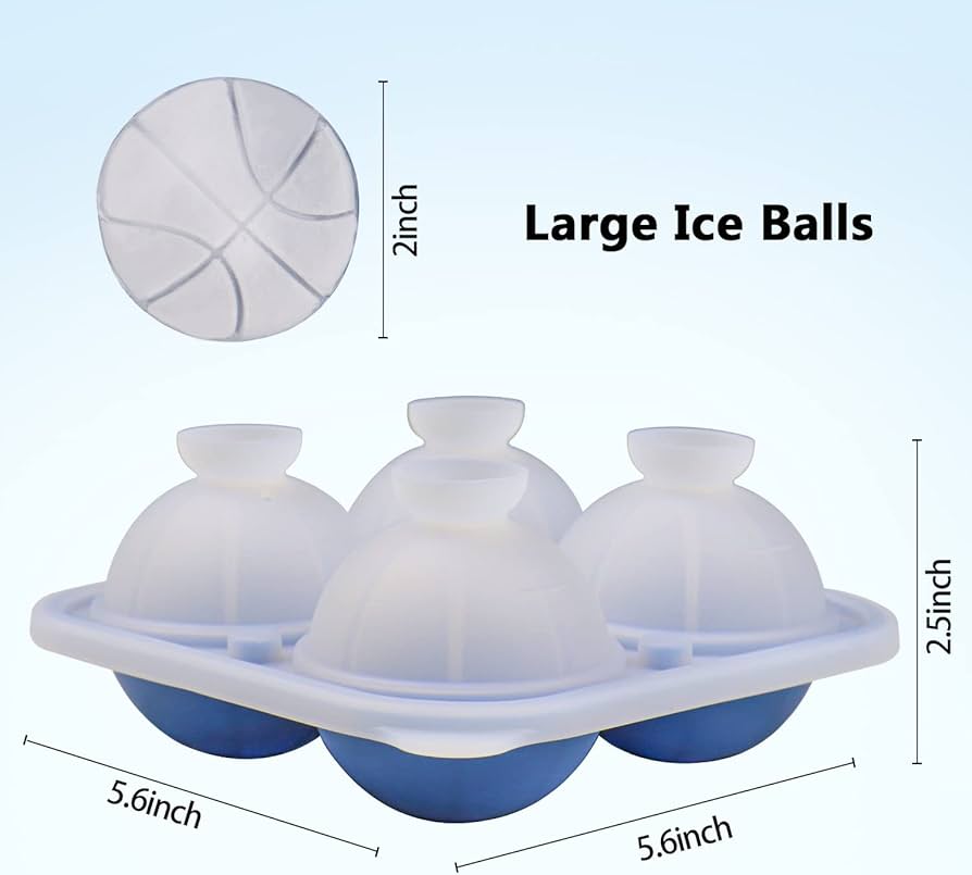 Amazon | バスケットボールアイスキューブ型、バスケットボール