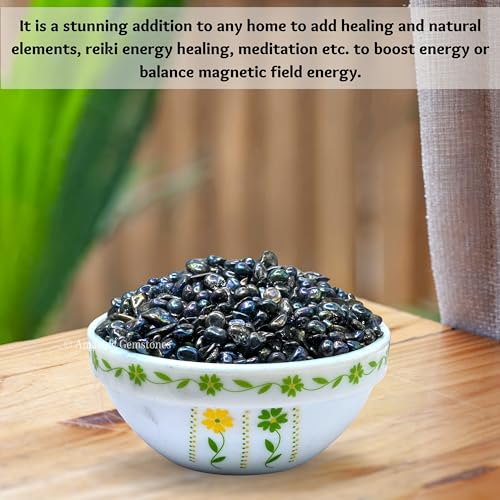 Image of Amazing Gemstone Titanium Aura Quartz Crystal Chips Aquarium Gravel Rocks - Bulk Fish Tank Gravel, Small Tumbled Stone Chips and Tiny Crystals for Decoration (Natural AAA Grade)