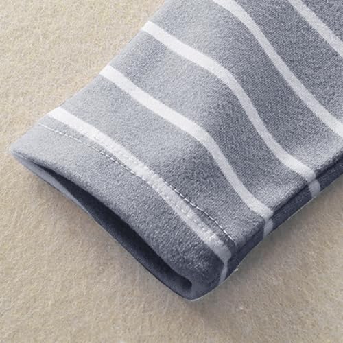 Teens Boys Girls Turtleneck Long Sleeve Sweatshirt Toddler Comfortable Striped Cotton T-Shirts Warm Fall Winter Clothes3