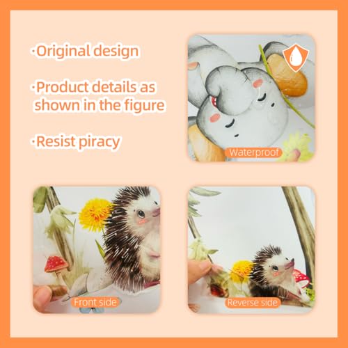 Vinilo Decorativo Animales y Plantas Bosque para Parede miniatura 4