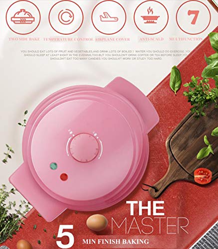 CanKun Donut Maker 3 in 1, Donut-Waffeleisen Donutmaker Non-Stick Plates Donutmaschine 1000 Watt Mini Elektrische… – Bild 3