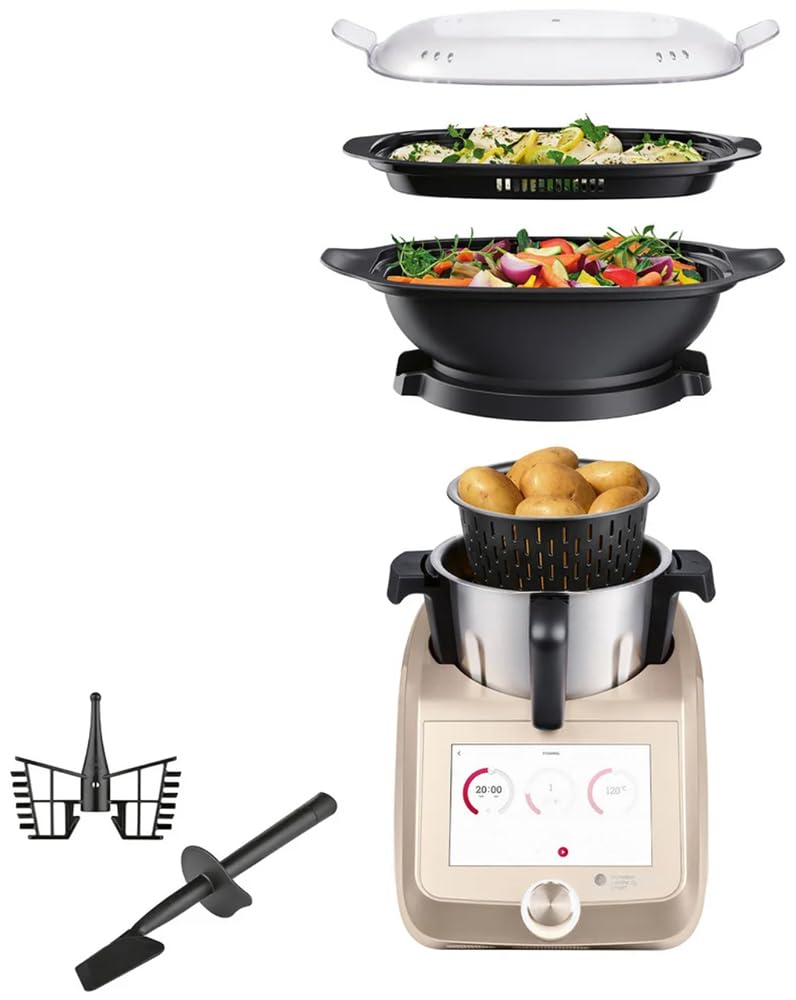 SILVERCREST® Robot de cuisine Monsieur Cuisine Smart SKMS 1200 B1 Couleur : champagne