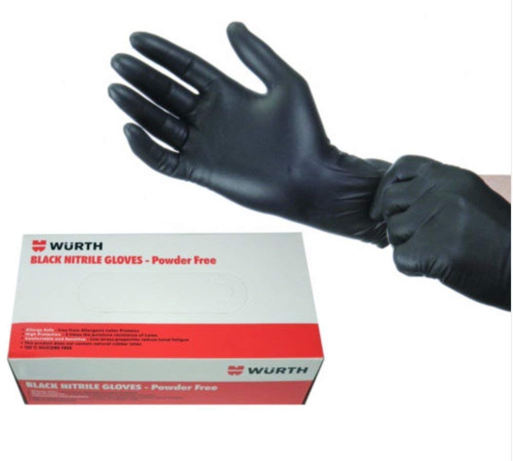 Guanti monouso non talcati in nitrile, 100 pezzi