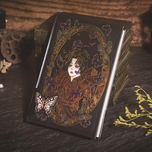 Goth Journal de 256 pages pour ne plus manquer d'espace d'écriture dans un style unique - 2