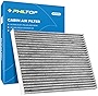 PHILTOP Cabin Air Filter, Replacement for Rogue (2008-2013), Rogue Select (2014-2015), Sentra (2007-2012), Premium ACF050(CF10550) Cabin Filter with Activated Carbon, Filter Up Dust Pollen