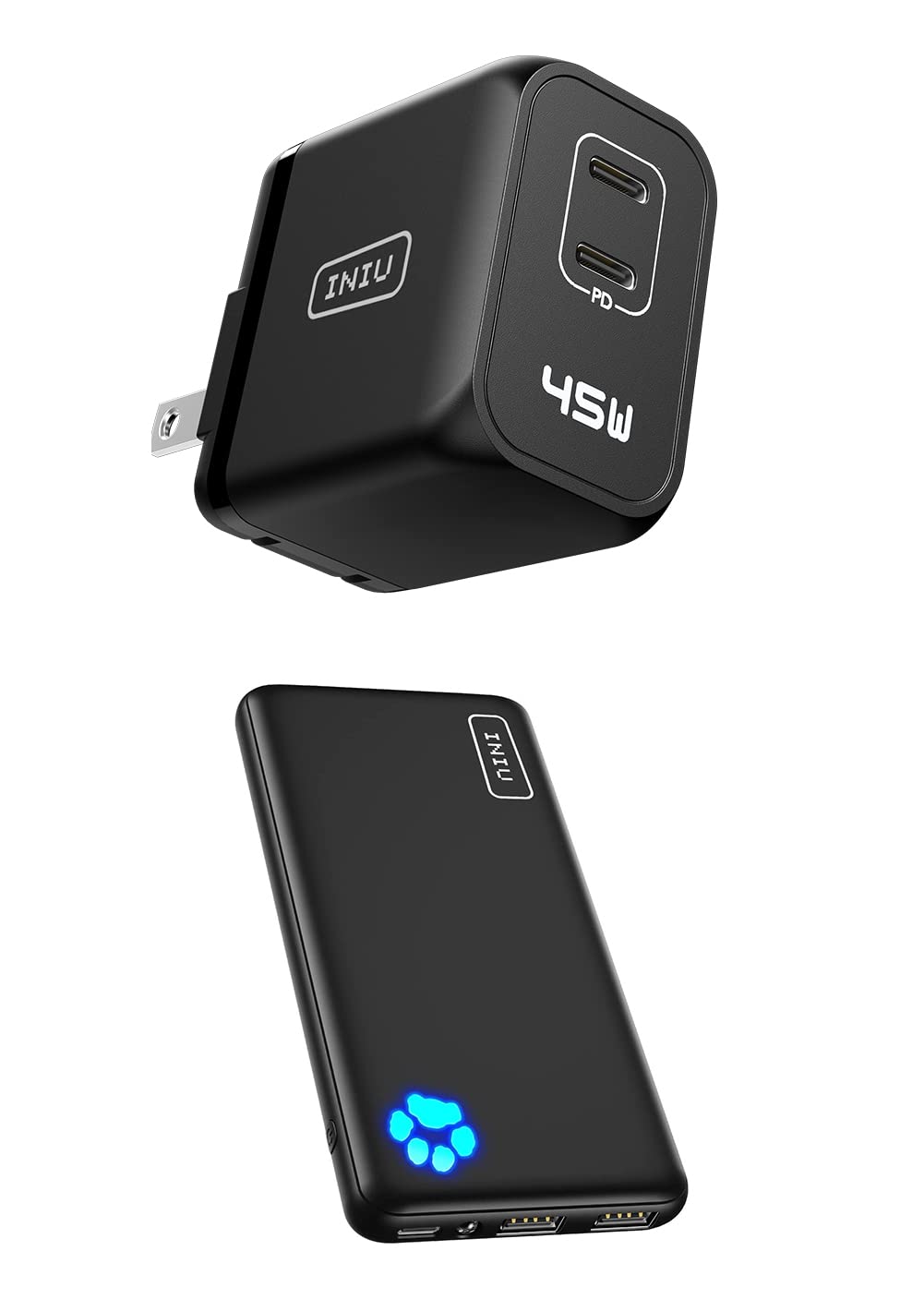 INIU B41 Portable Charger and I622 USB C Charger