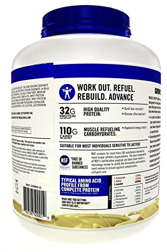 Muscle Milk Gainer Protein Powder, Vanilla Creme, 32g Protein, 5 Pound - Image 6