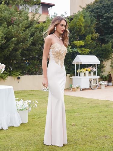Image of BABYONLINE D.R.E.S.S. Formal Dresses for Women Bodycon Mermaid Appliques Lace Elegant Prom Dress XIN262