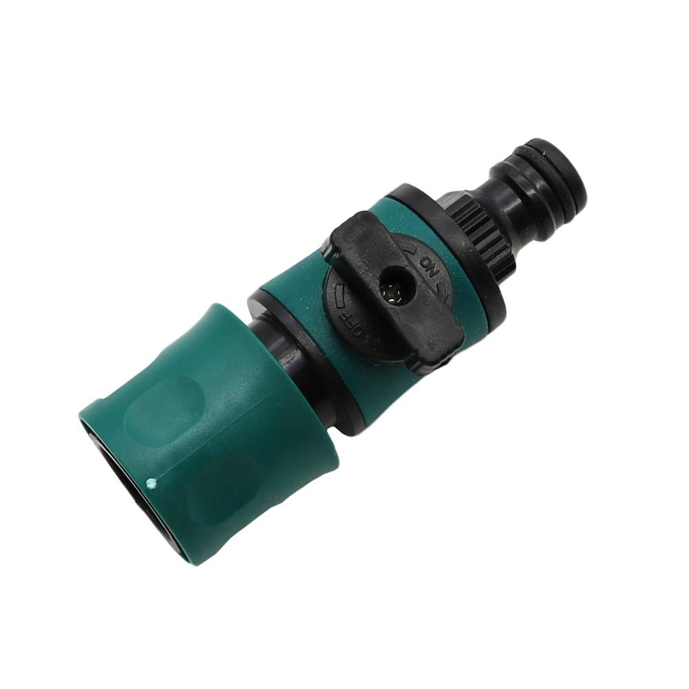 FULAIERGD 2 pz 16 mm tubo da giardino connettore rapido tubo acqua raccordi con valvola (16 mm