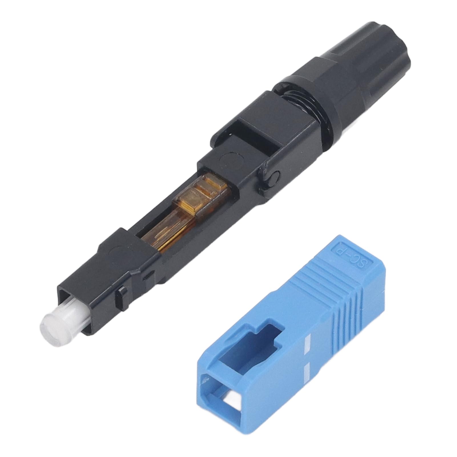 Alomejor Fiber Optic Connector Kit, Low Insertion Loss