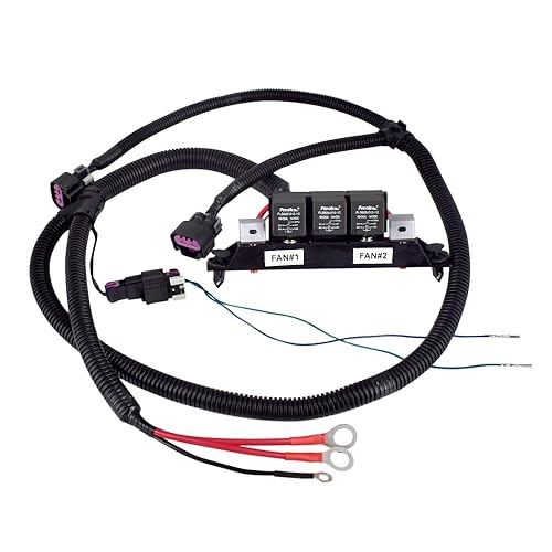 Arnés de cableado eléctrico de doble ventilador para Chevy Silverado Avalanche Suburban Tahoe GMC Sierra Yukon Reemplaza 674-00923