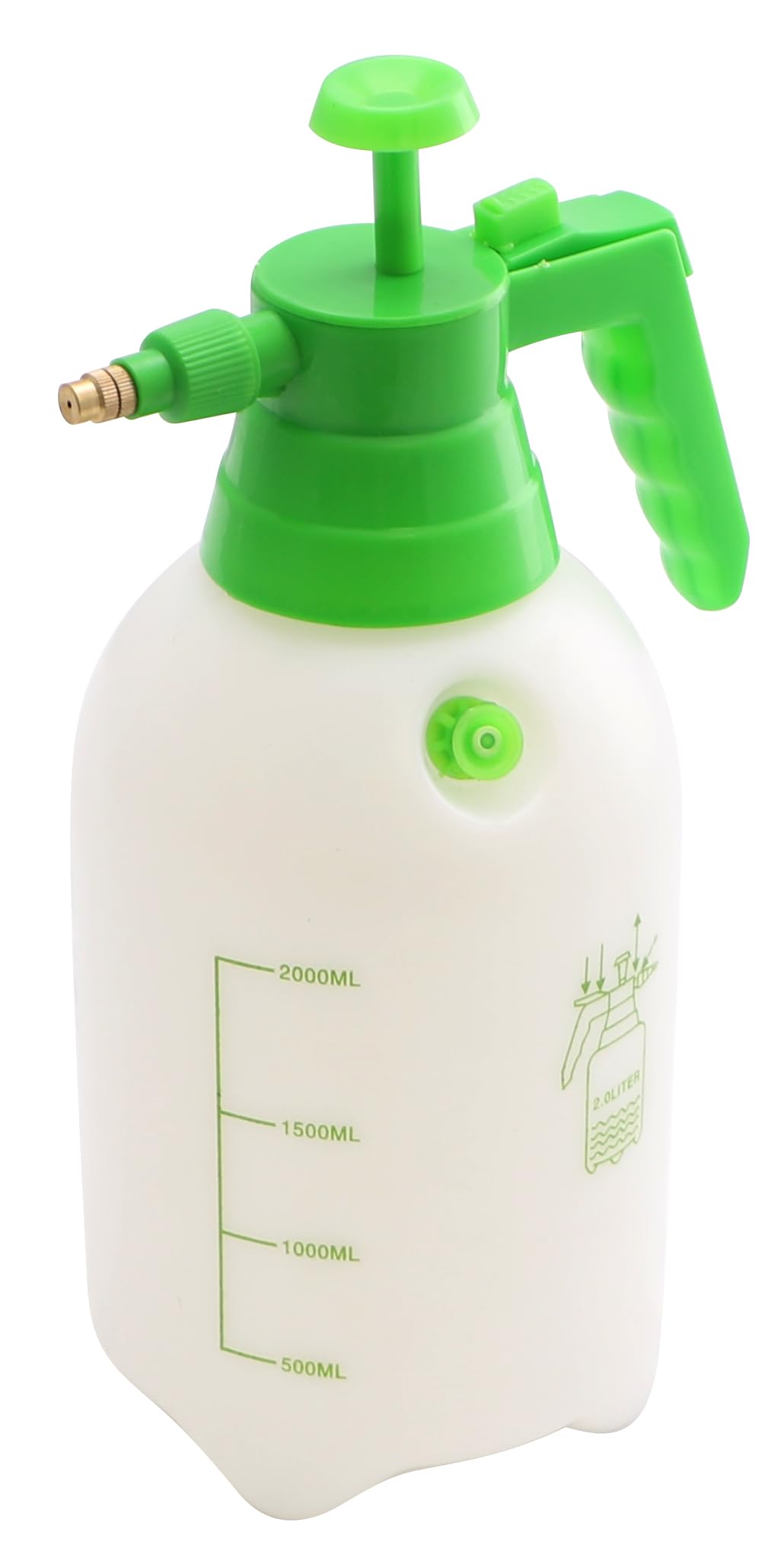 1ABOVE 2 Litre Pump Action Pressure Sprayer, Weed Killer Sprayer Pump Ideal for Spraying water, Fertiliser, Herbicides, Pesticides, Detergent, Preservatives, Fungicides and Cleaning — view 2
