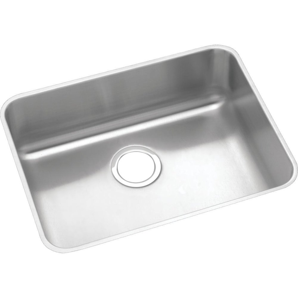 Lustertone Stainless Steel 23-1/2" x 18-1/4" x 4-7/8" Single Bowl Undermount ADA Sink