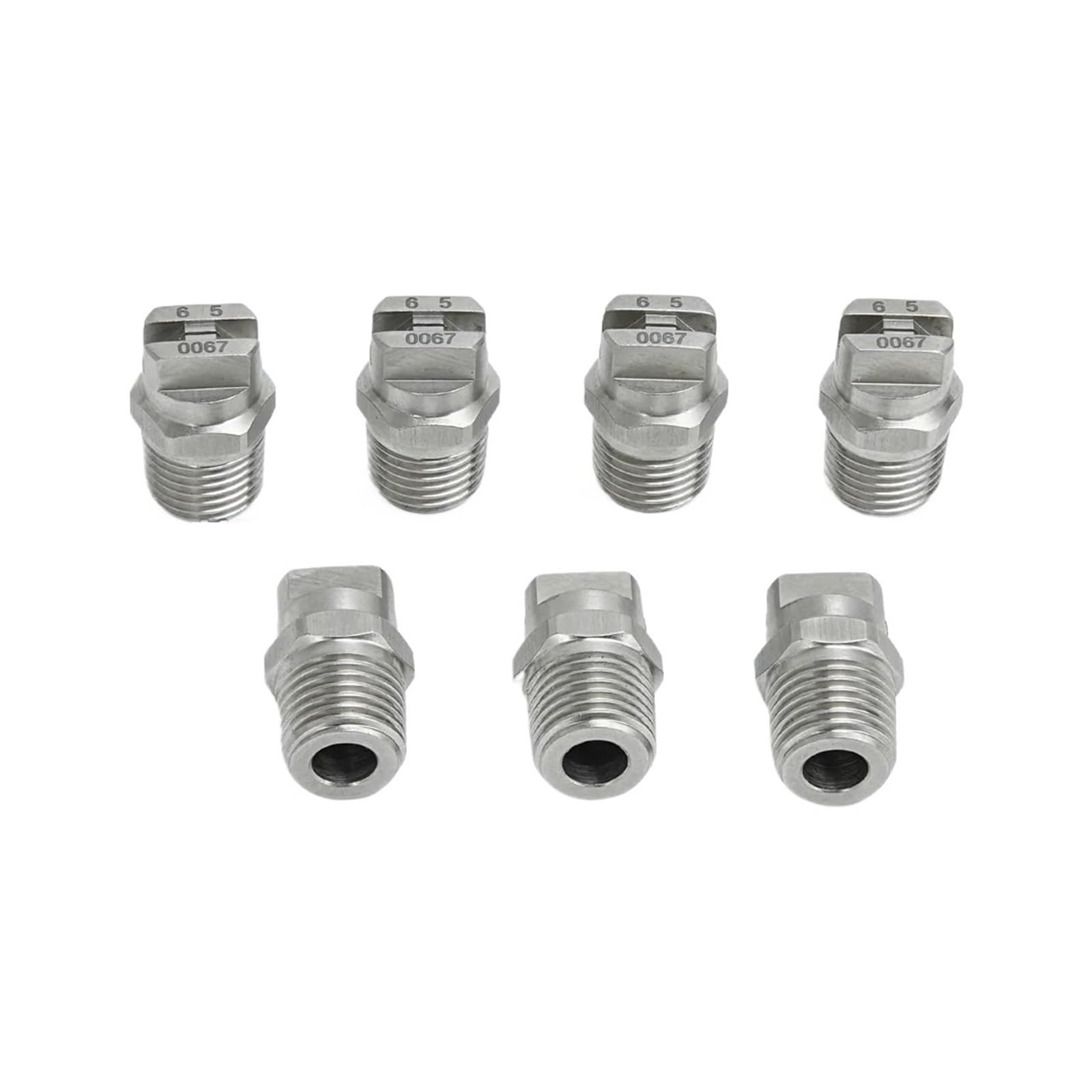 Flat Fan Spray Tip, Flat Fan Nozzle 1/8-1/4In 50-110 Degree SS316 HVV/HU Spray(1of4 650050)