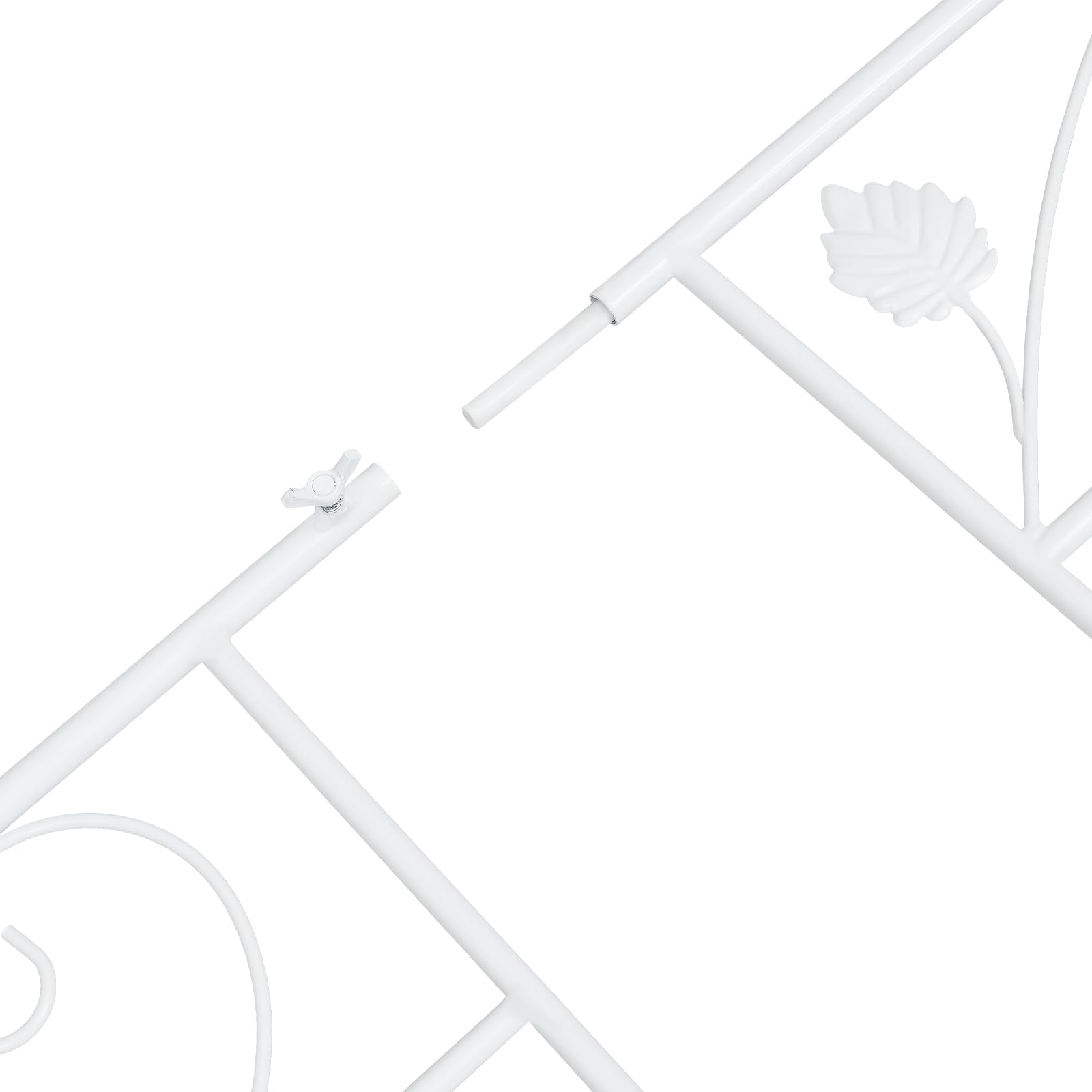 Lot de 2 treillis pour plantes grimpantes - En fer - Pour plantes grimpantes - Décoration extérieure - 180 x 50 cm
