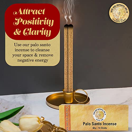 New-Age-Imports-Inc-Premium-Palo-Santo-Holy-Wood-3-4-Inches-Size-Hand-Rolled-Incense-Sticks-from-Peru-Great-for-Meditation-Smudging-Insenses-Spiritual-Cleansing-Inscent-10-Sticks-Pack New Age Imports Inc Premium Palo Santo Holy Wood 3 4 Inches Size Hand Rolled Incense Sticks from Peru Great for Meditation Smudging Insenses Spiritual Cleansing Inscent 10 Sticks Pack