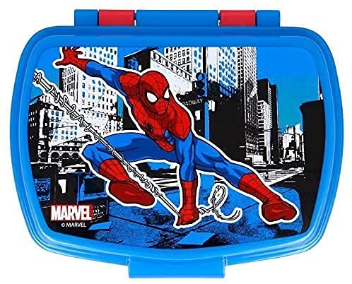 Contenitore Portapranzo Porta merenda Scatola Sandwich Box per Bambini (Spiderman)