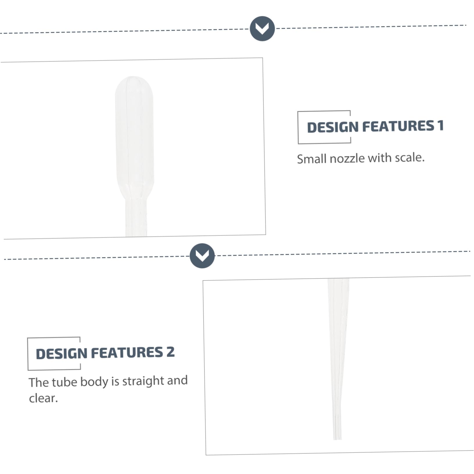 FUNOMOCYA 200pcs Straw Graduated Eye Dropper Essential Oil Dropper Clear Liquid Dropper Pipette Plastic Graduated Tube Plastic Droppers Plastic Single Use Droppers White