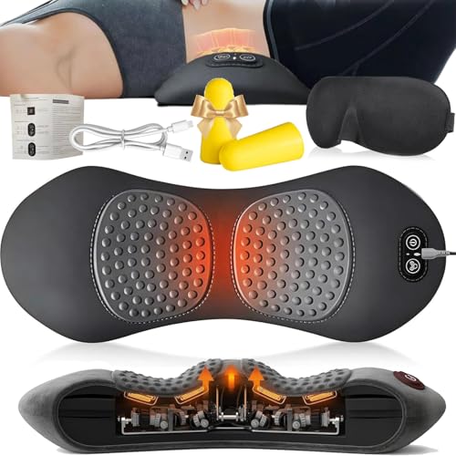 2026 Nouveau Masseur Sciatique 3-En-1 | Supprime Vos Douleurs En 4 Minutes Chrono, ThéRapie Masseur Lombaire Et Sciatique, Avec Chauffage Et Vibrations, Support Lombaire Ergonomique (Noir)