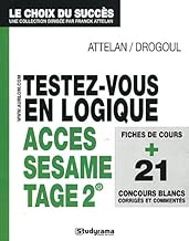 Download Testez-vous en logique SESAME, ACCES, TAGE 2 PDF