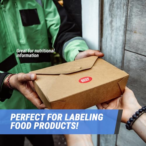 Snapklik.com : Beef Stickers - 1.75 X 1 Inch Beef Meat Food Labels In ...