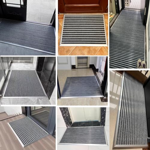 Alfombrillas de barro resistentes, absorbentes para interiores, para entradas, patios y garajes, ideal para dueños de perros para mantener los suelos limpios y evitar el desorden, diseño