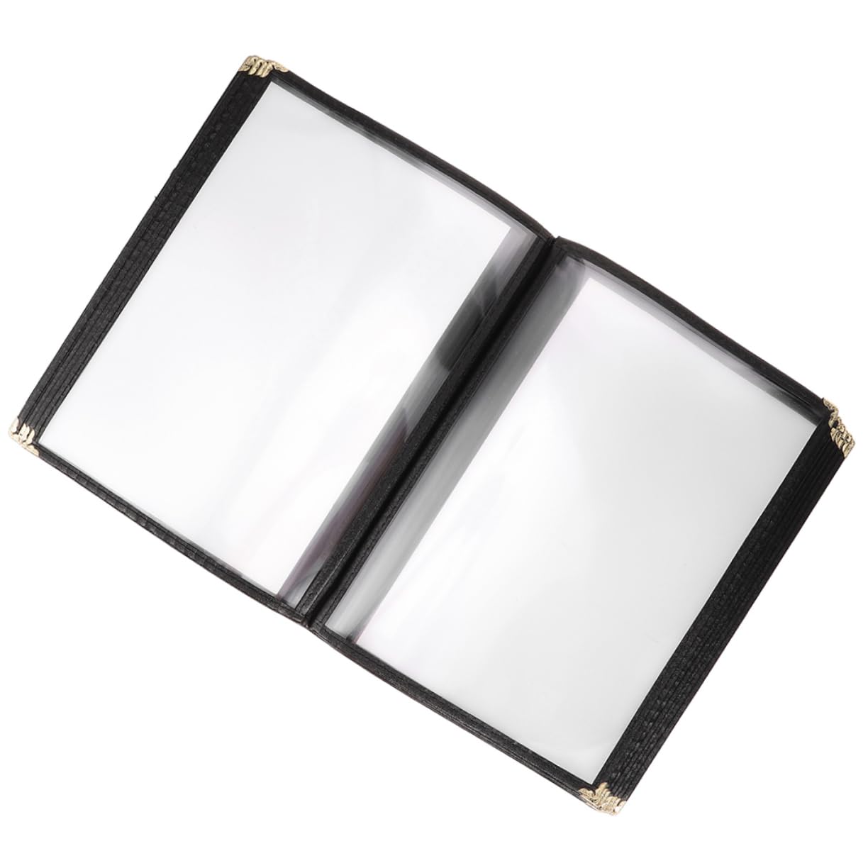 Portamenús Transparente de 14 Páginas en Pvc para Restaurante | DIY para Carta Personalizada, Formato A4, Protección contra Manchas y Agua, Acabado Moderno y Elegante