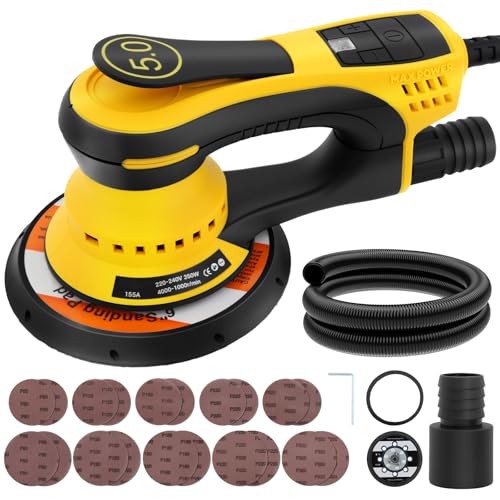 Ponceuse Excentrique, Ponceuse Placo, Plateaux 125/155 mm, Moteur EC 350W