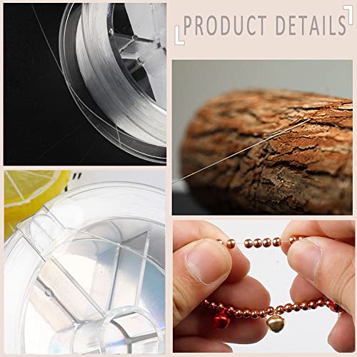 200m Clear Nylon Invisible Thread String, 0.25mm Transparent Beading Thread - Image 3