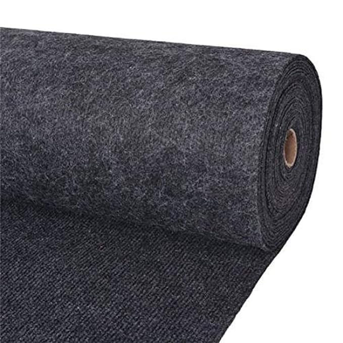 Image of Sifa Carpet for Wedding, Stage, Exhibition, Party, Office, Hotels, Living Room and Wall to Wall Carpet Size 9x12Feet Grey Color