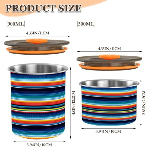 Contenedor Hermético de Acero para Café 500ml Blueangle miniatura 2