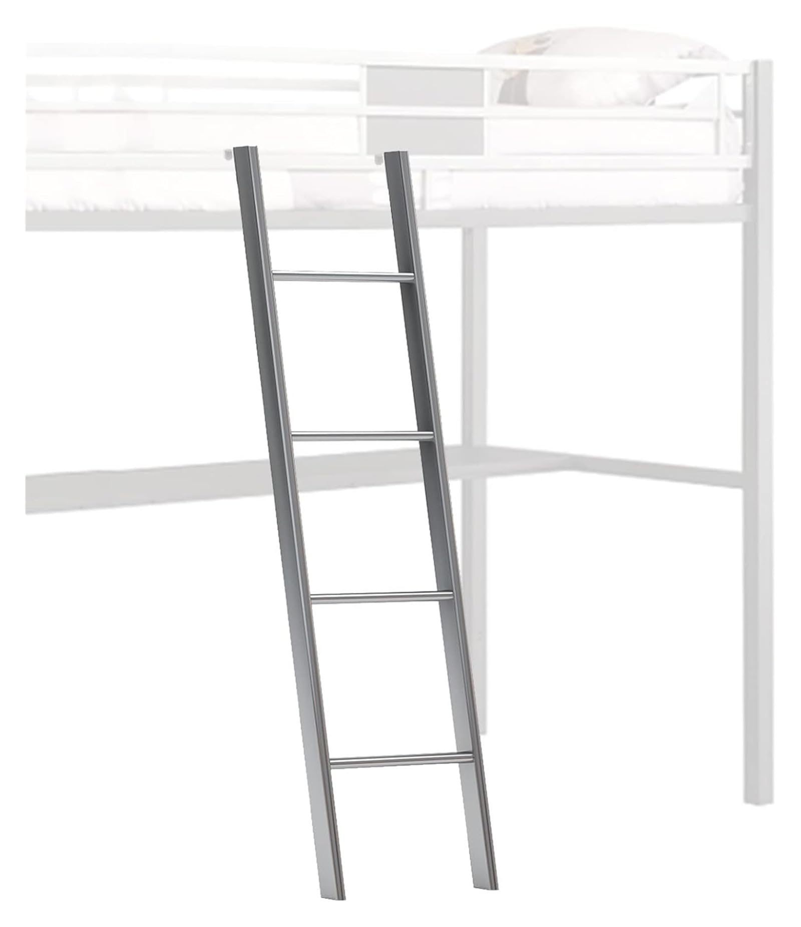 Escalera para litera liviana y resistente de 1,55 m con ganchos de seguridad 1