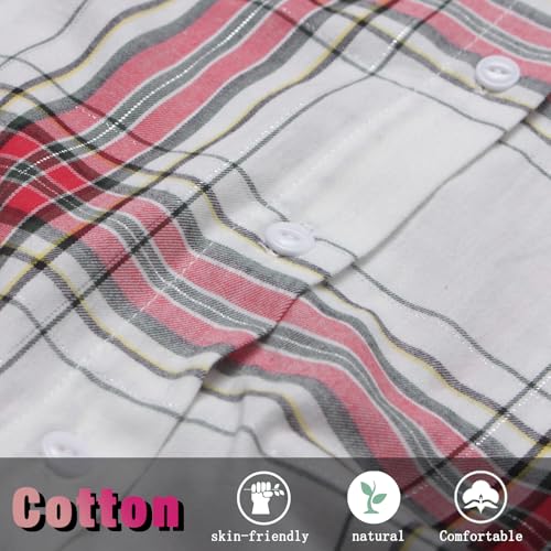 Image of Match Women's Long Sleeve Plaid Flannel Shirt #2021