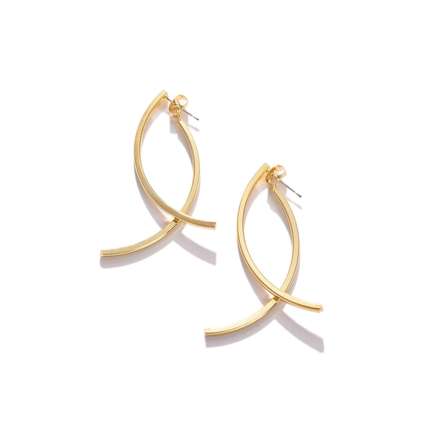SOHI Gold Plated Designer Drop Earring for Women & Girls , jewellery for women , light weight earrings for women , Push Closure , modern , statement , trendy , gold plated , artificial earrings for women , western earrings , latest fashion (B0B1B77MVQ) Amazon Price History, Amazon Price Tracker
