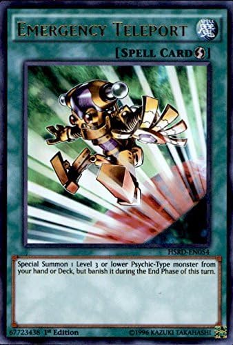 Yu-Gi-Oh - Emergency Teleport (HSRD-EN054) - High-Speed Riders - 1st Edition - Ultra Rare