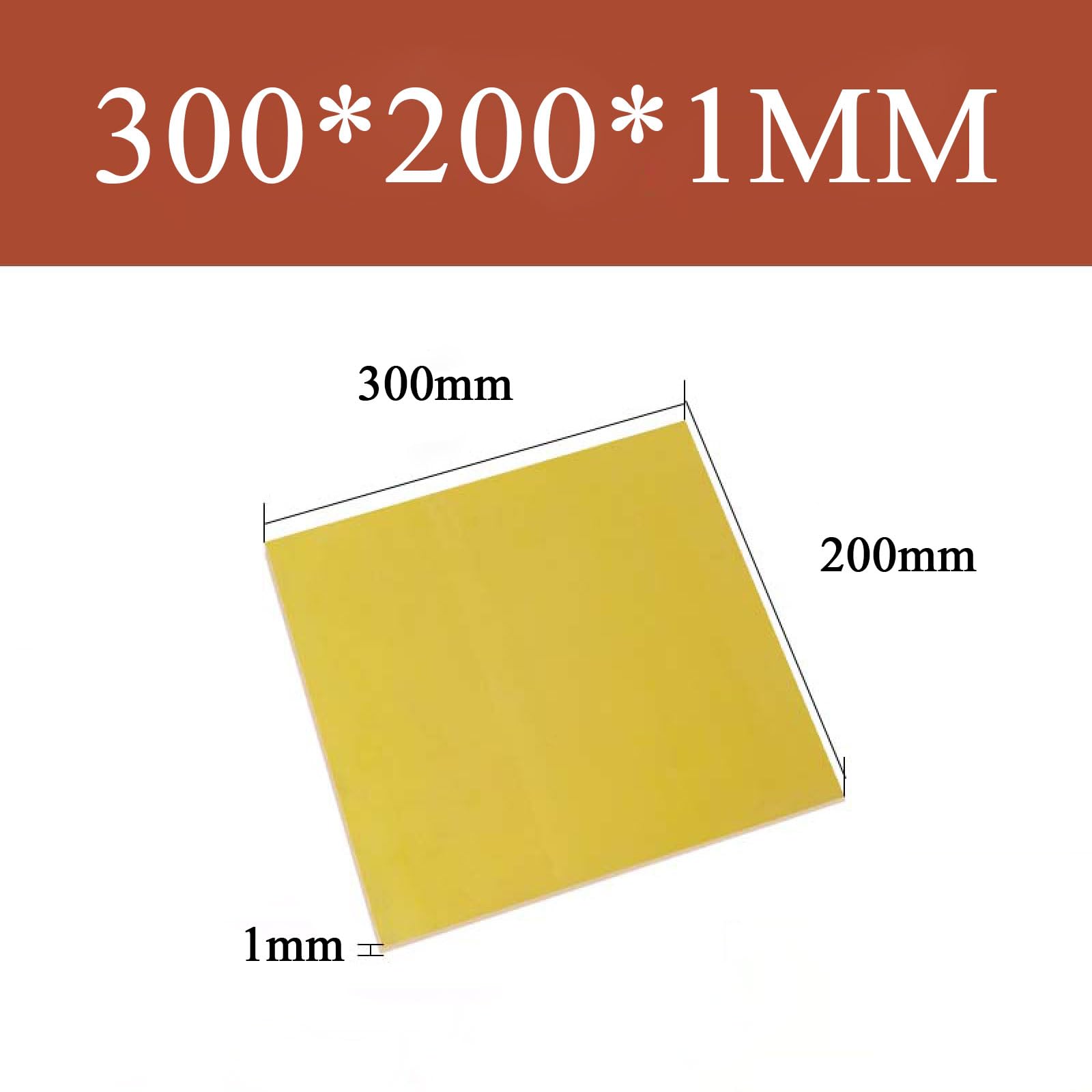Płyta izolacyjna epoksydowa Premium 3240 - arkusz izolacji elektrycznej(200mmx300mmx1mm 5pcs)