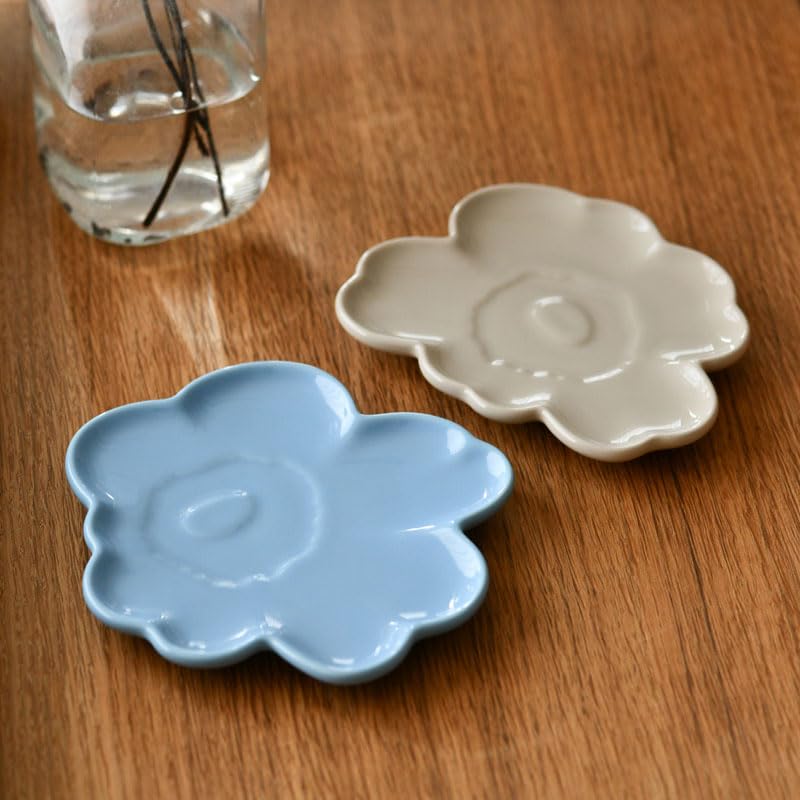 Amazon | マリメッコ プレート 13cm 2個セット ウニッコ ライトブルー