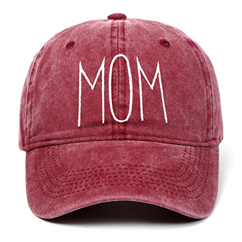 Hommes Femmes Casquette de Baseball en Coton, Ajustable Broderie Maman Papa Chapeau Vintage Leisure Outdoor Panama Hat (Style-4)