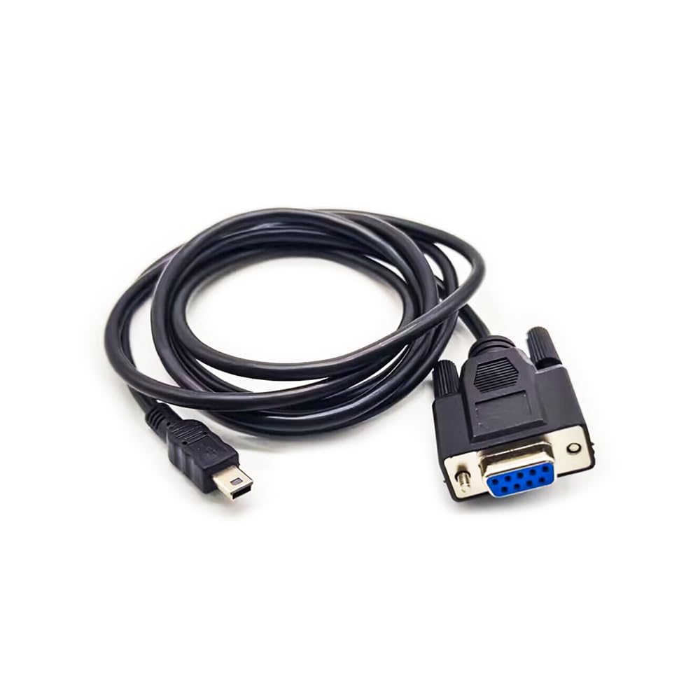 Elecbee Mini USB a Rs232 Adaptador serie Rs232 DB9 Cable convertidor hembra 1 metro