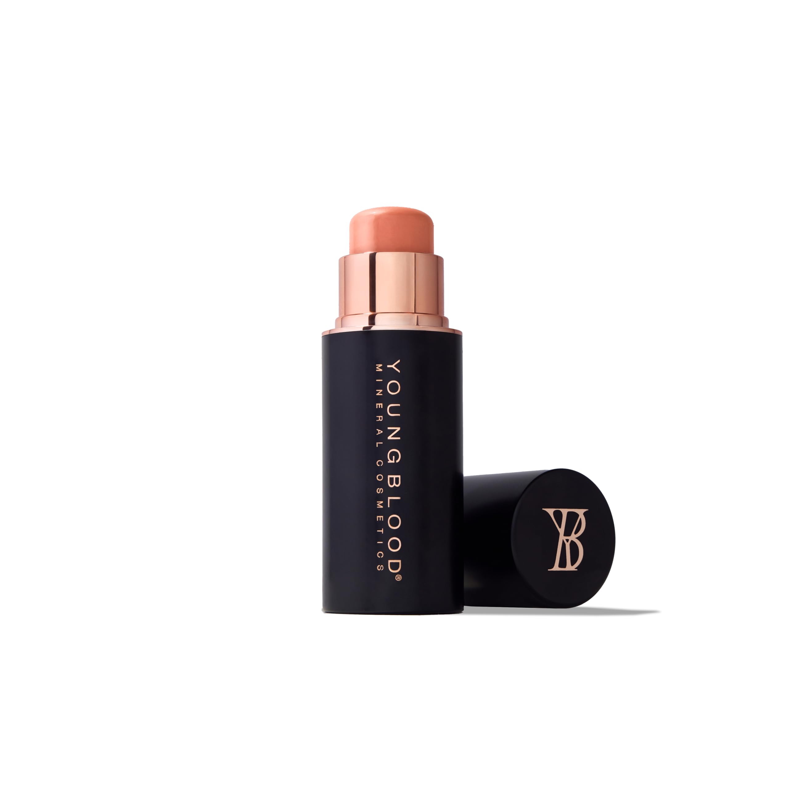Vivid Luxe Creme Blush Stick - Bellini by Youngblood for Women - 0.32 oz Blush, Cranberry, 9.6 ml (Pack of 1)