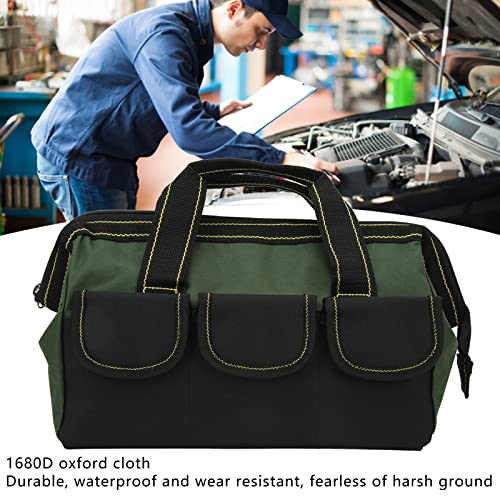 Heavy Duty with Waterproof Molded Base Large Tool Bag, 16in Top Wide Mouth Tool Bag - Image 3