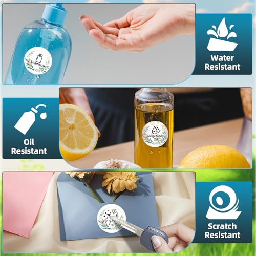 Image of 2'' Round Thermal Labels, 500pcs Circle Thermal Printer Label, Multi-Purpose for DIY Logo Design, Name /Price Tag, Address, QR Code, 750 Labels /Roll