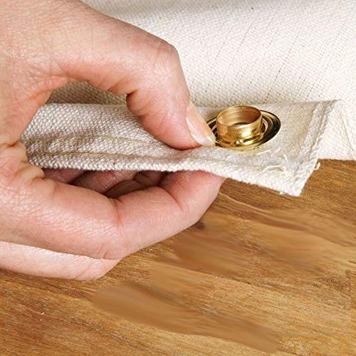 Edward Tools ET-GTK12 Grommet Kit 1/2 Inch - Heavy Duty Brass Eyelet Grommets thumb #2