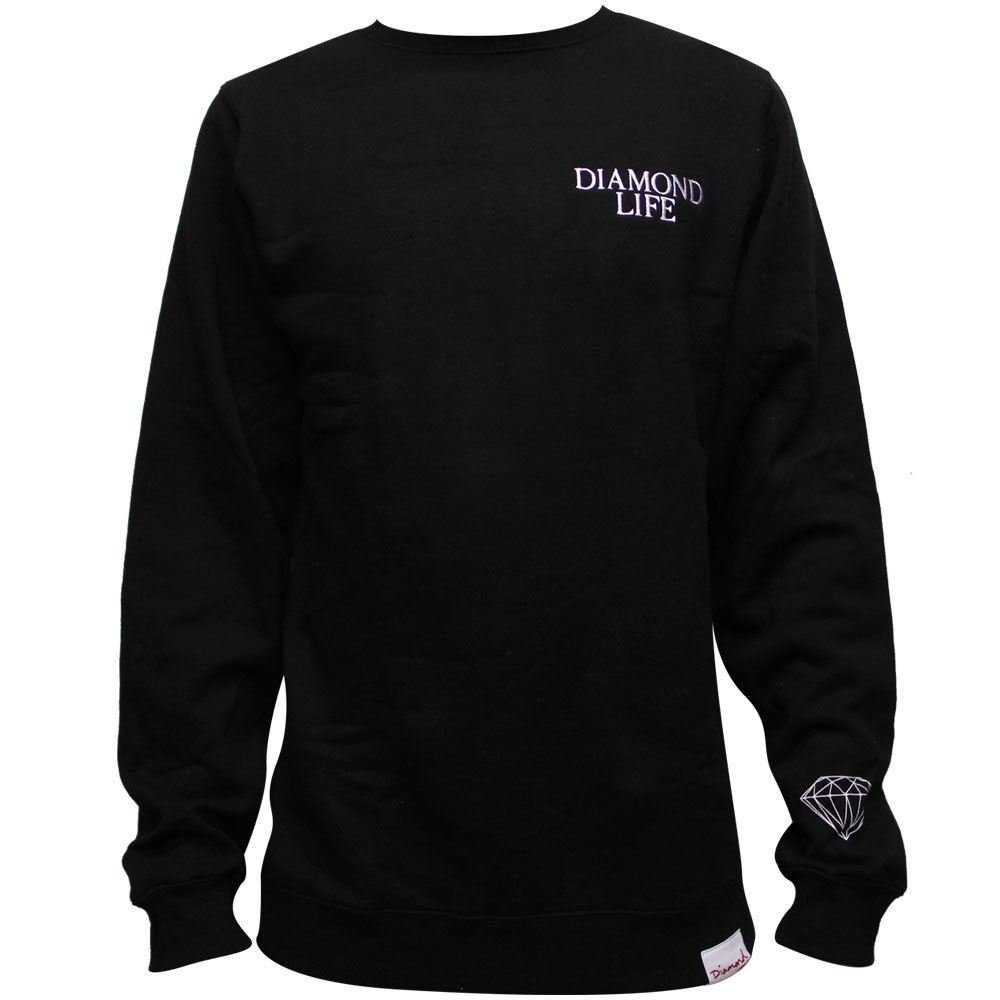 Diamond Supply Co Diamond Life Sweatshirt Black