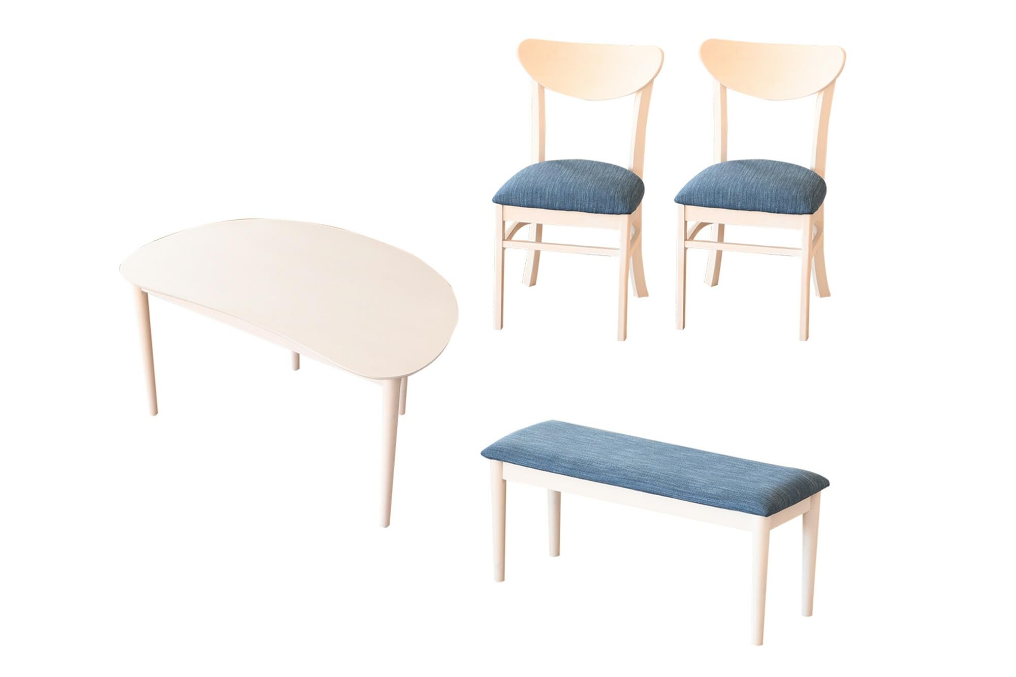 Amazon｜ダイニングテーブル 円形テーブル 幅130cm 丸テーブル