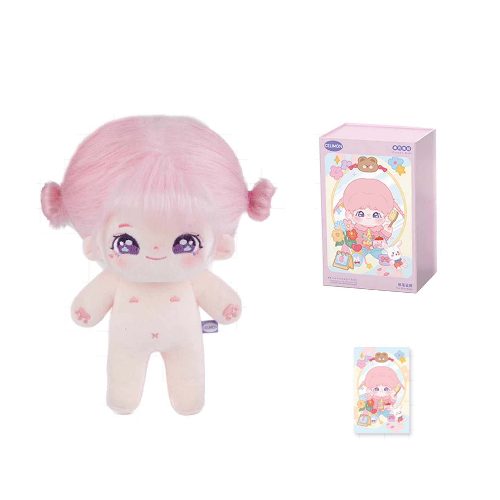 Amazon.co.jp: BACALYSO | minidoll ぬいぐるみ 20cm 人形 綿人形 裸の